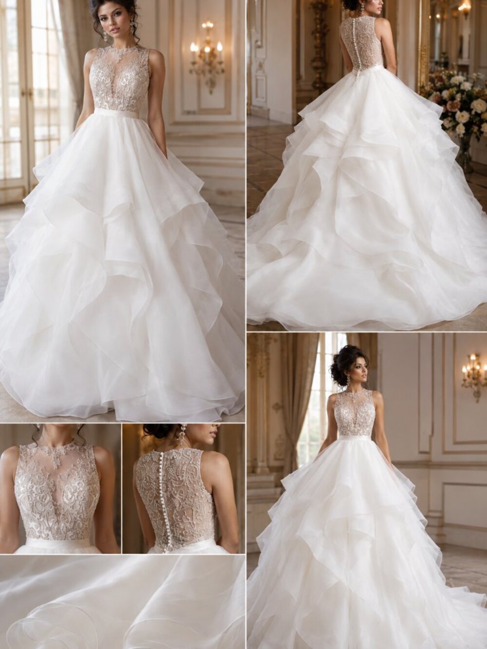 (New) Luxury Pronovias Barcelona Wedding Dress